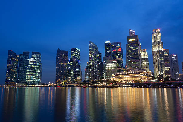 istock Singapore Skyline at Dusk 539149767