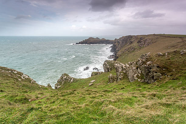 istock Beautiful scenery around the Rumps in cornwall England UK. 539164427