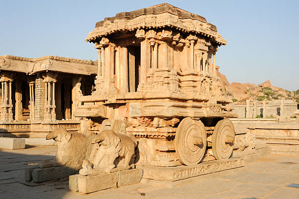 istock Chariot in Vittala temple at Hampi 539165197