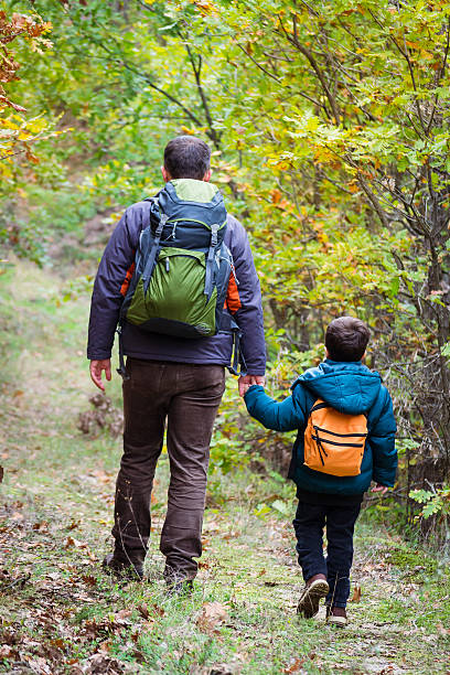 istock Autumn family hiking 539165533