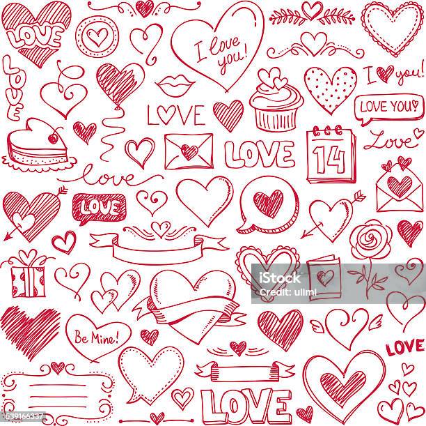 Valentines Day Stock Illustration - Download Image Now - Valentine's Day - Holiday, Heart Shape, Love - Emotion