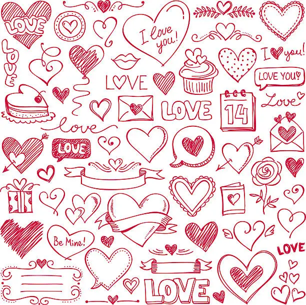 Vector illustration of Valentine’s Day