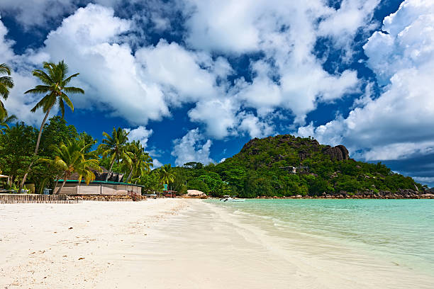istock Beautiful beach at Seychelles 539167025
