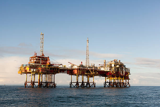 istock Oil platform on the North sea 539167237