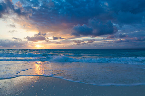Dawn at a tropical beach