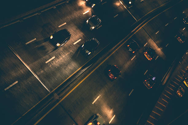 istock Traffic at night on the highway 539181583