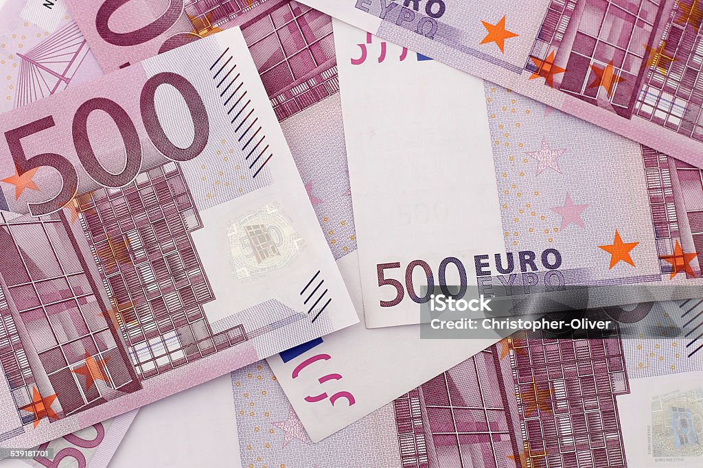 Euro Banknotes 500 Euro banknotes. Five Hundred Euro Banknote Stock Photo