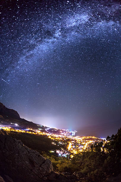 istock Sky full of stars in mountains 539182555