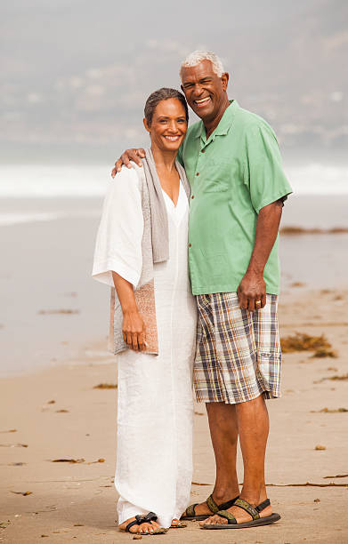 istock African American Seniors Together on Beach 539200302