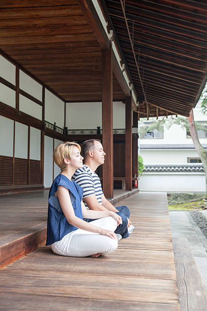 istock people wander travelling in Japanese Temple 539202118