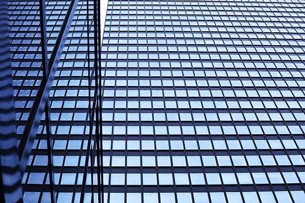 istock Building windows in the urban city. 539203718