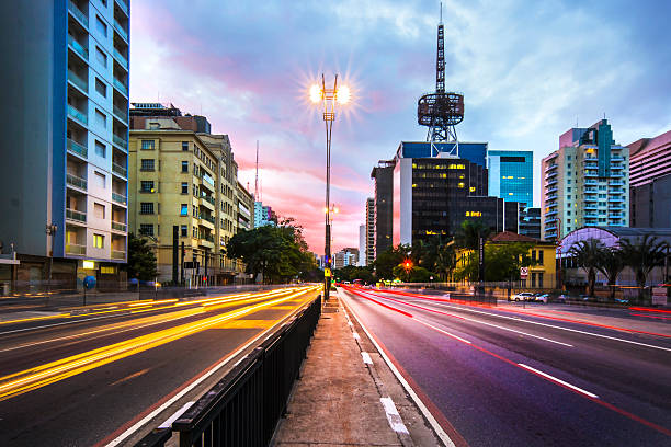 istock Sunrise at Paulista Avenue 539205875