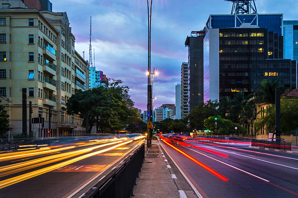istock Sunrise at Paulista Avenue 539205877