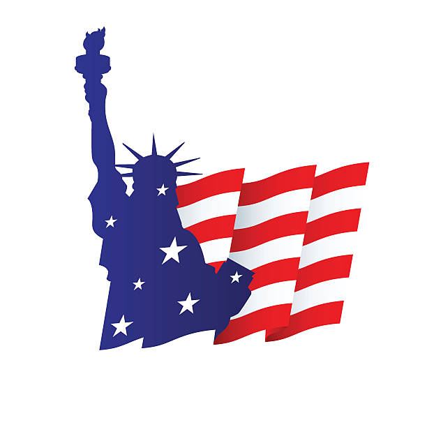 illustrations, cliparts, dessins animés et icônes de le liberty - statue de la liberté