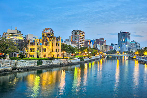 istock Hiroshima Peace Memorial or Atomic Bomb Dome in in Hiroshima 539208200