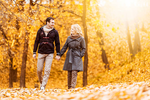 istock Couple walking in nature. 539208457