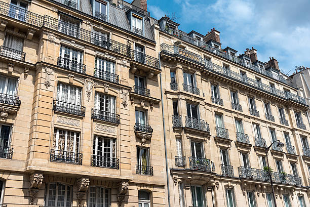 istock Facades of some buildings in Paris 539209436