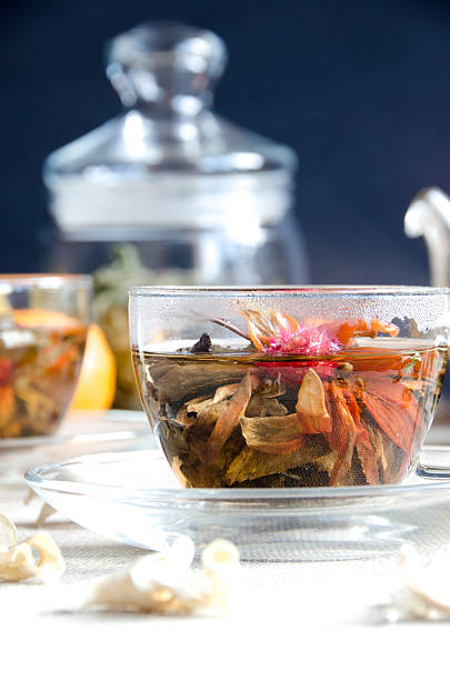 istock oolong tea in glass cups with mint 539209958