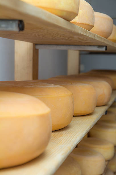 istock Alpine hut that produces homemade cheeses. 539210916
