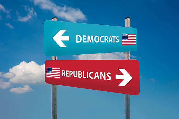 istock democrat and republican concepts in american election 539211078