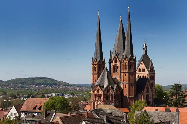 Gothic Marienkirche of Gelnhausen, Hesse, Germany