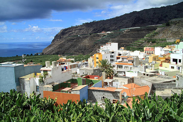 istock Small town between the banana plantation 539213784