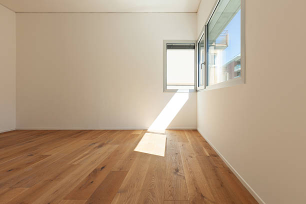 istock Interior, room with parquet floor 539214222