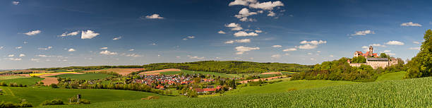 istock Beautiful hillscape at castle Ronneburg 539214490