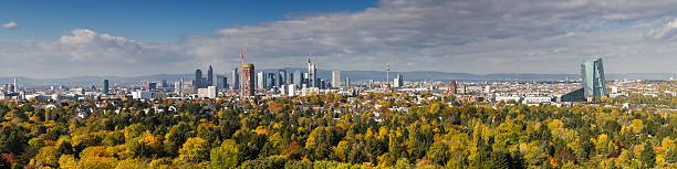 istock Panorama of Frankfurt as seen from viewpoint Goetheturm 539215374