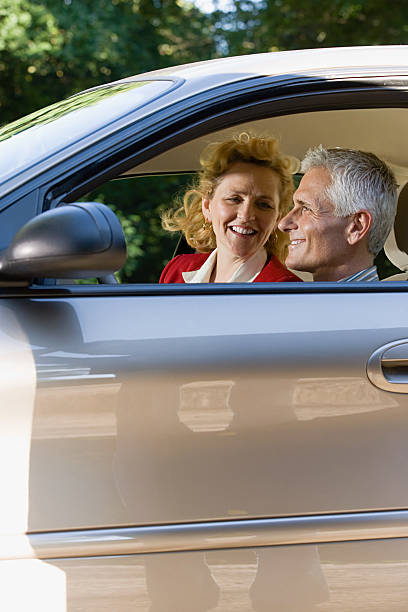 istock Mature couple in car 539217811