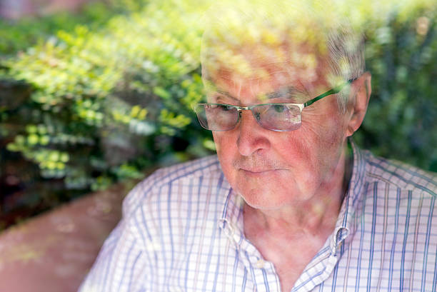 istock Portrait of Elderly man lost in thought 539218026