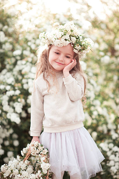 istock Cute kid girl posing outdoors 539229994