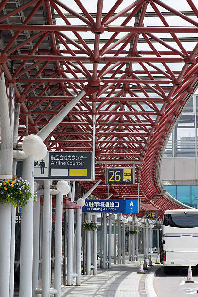 istock New Chitose Airport bus stop. 539230354