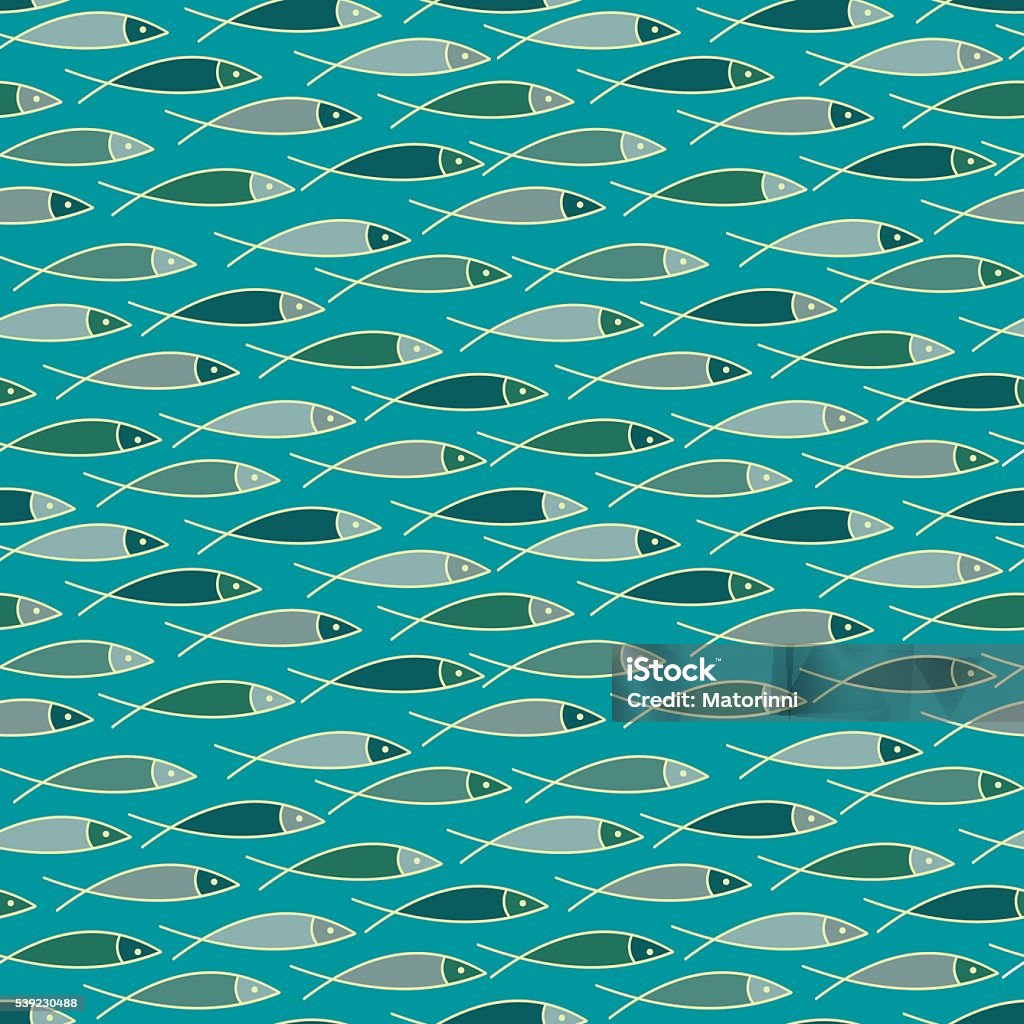 Fish Pattern Stock Pattern With Colorful Fish Stock Illustration - Download Image Now ...