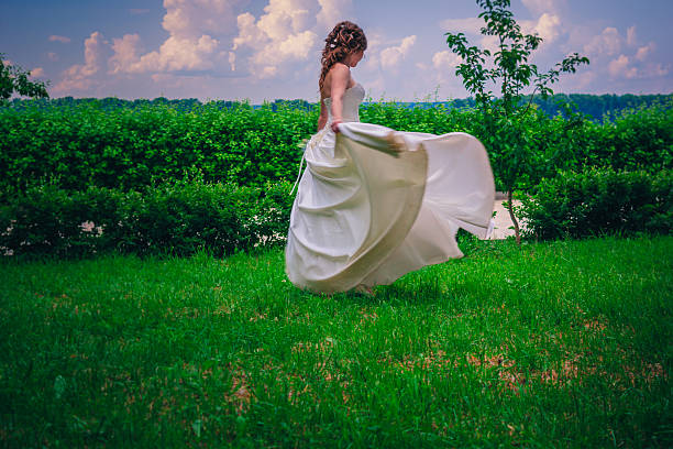 istock closeup portrait of beautiful bride - soft focus 539233120