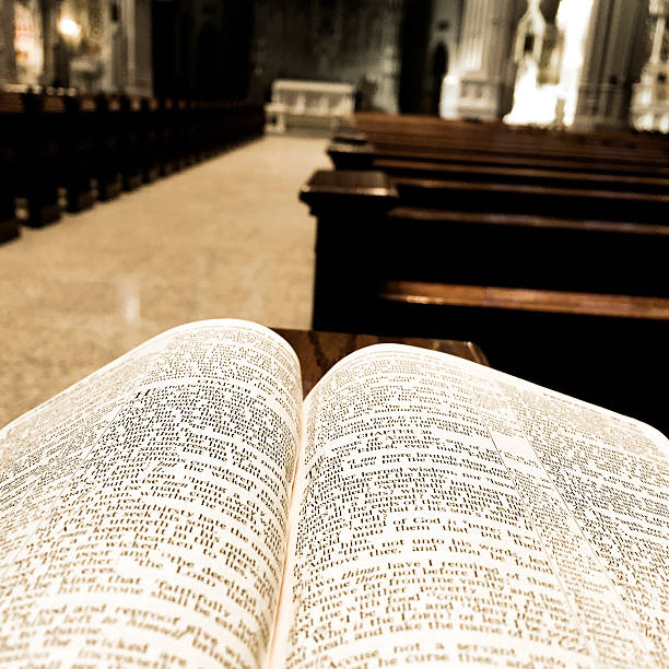 istock Bible in Church 539233371