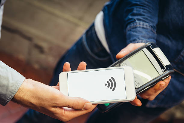 istock Contactless Payment with Mobile Phone 539234515