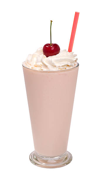 istock cherry milkshake with whipped cream isolated 539235500
