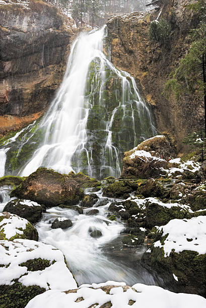 istock Gollinger Waterfalls at wintertime, Austria 539235665
