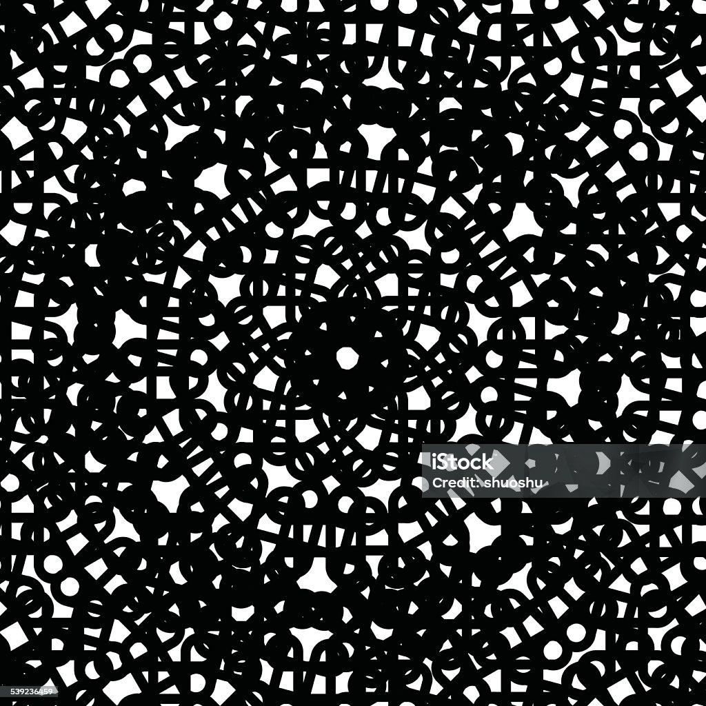 Abstracto blanco y negro de patrones de fondo - arte vectorial de Abstracto libre de derechos