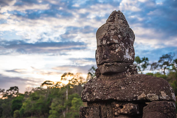 istock Stone Soldier at Angkor Thom 539238306
