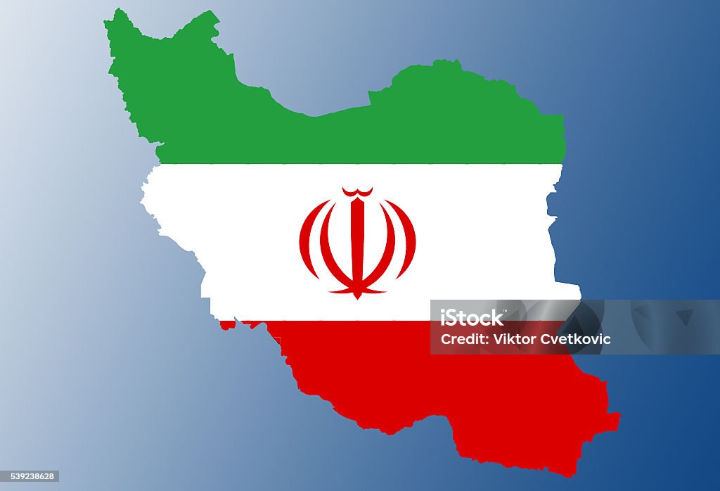 Iranflag Map Iran Flag Map Stock Photo - Download Image Now - Cartography, Country ...