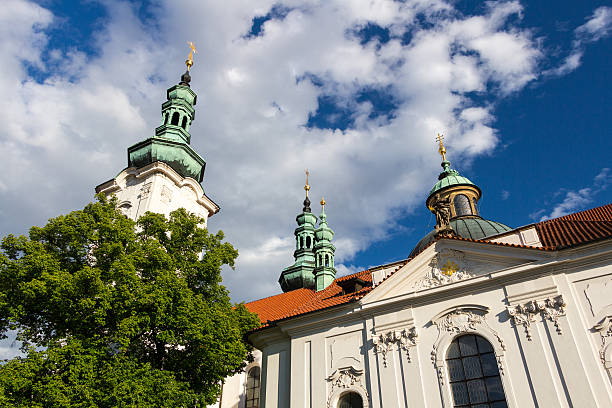 istock Strahov Monastery at sunset, Prague, Czech Republic 539240442