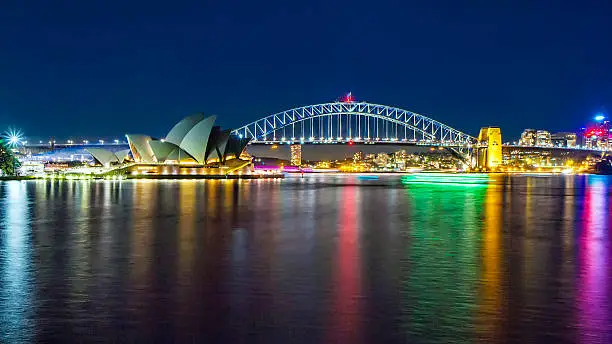 Photo of Sydney by night