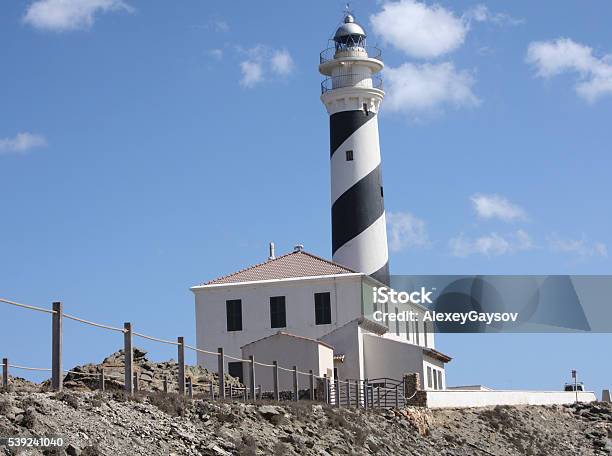 Landscape With Favaritx Lighthouse In Menorca Stock Photo - Download Image Now - Lighthouse, Architecture, Balearic Islands