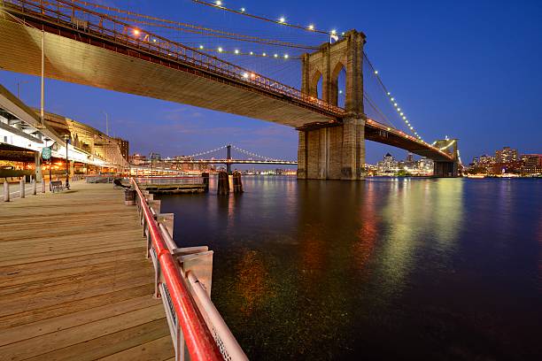 istock Brooklyn Bridge and Manhattan Bridge in New York 539243678