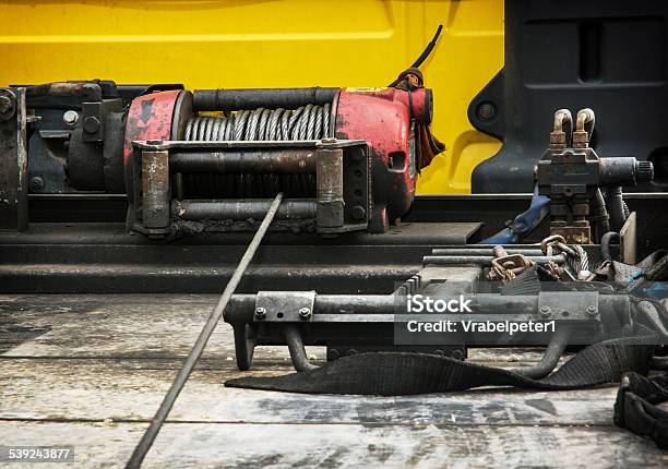 Car Winch Stock Photo - Download Image Now - Car, Cable Winch, Towing