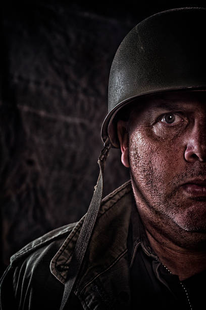 istock Vintage Army Soldier portrait 539244257