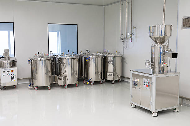 istock clean room with stainless steel hardware 539245486