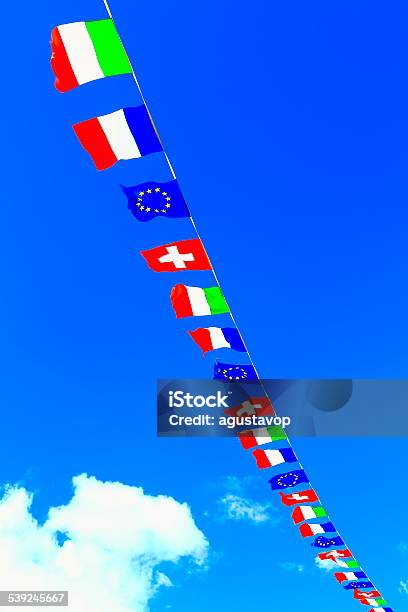 European Prayer Flags Along Tour Du Mont Blanc French Alps Stock Photo - Download Image Now